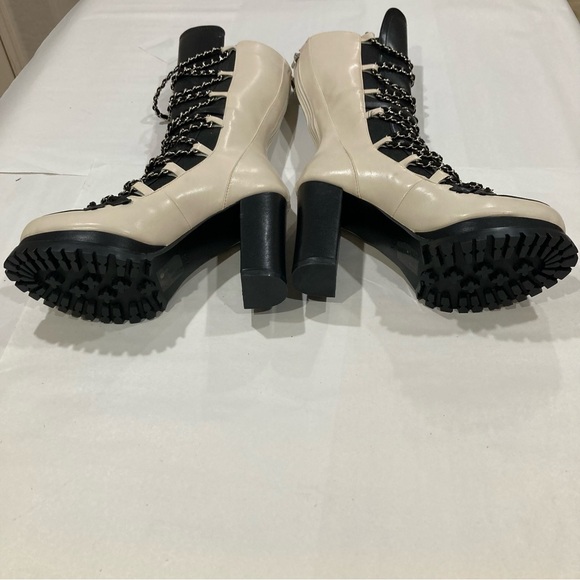 Azalea Wang Black & Bone Can’t Touch This Chunky Boots Size 7.5 - Picture 7 of 7
